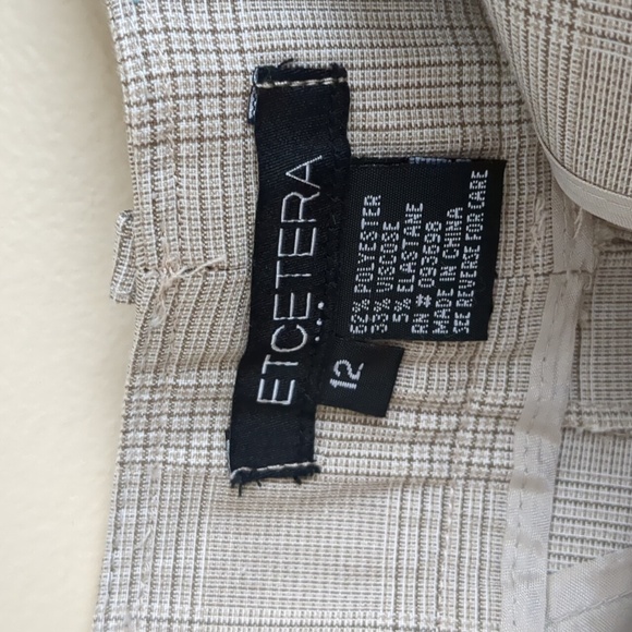 Size 12 Etcetera Plaid Pants - Picture 8 of 12